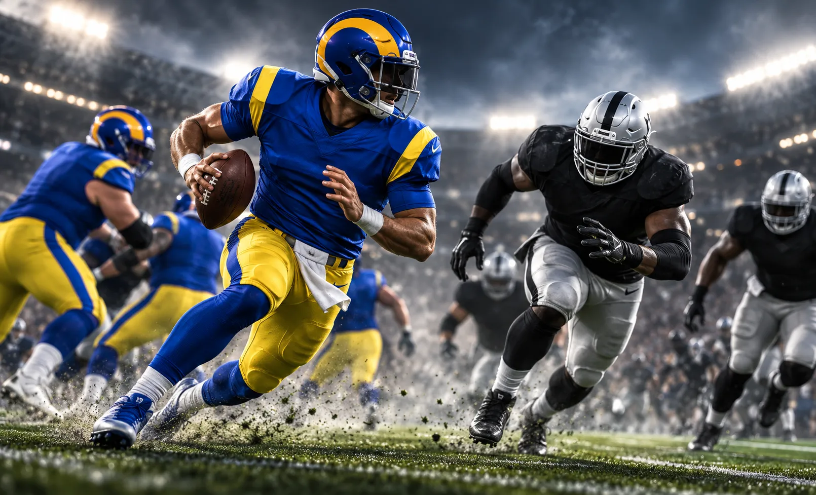 los angeles rams at las vegas raiders prediction 26 10 25