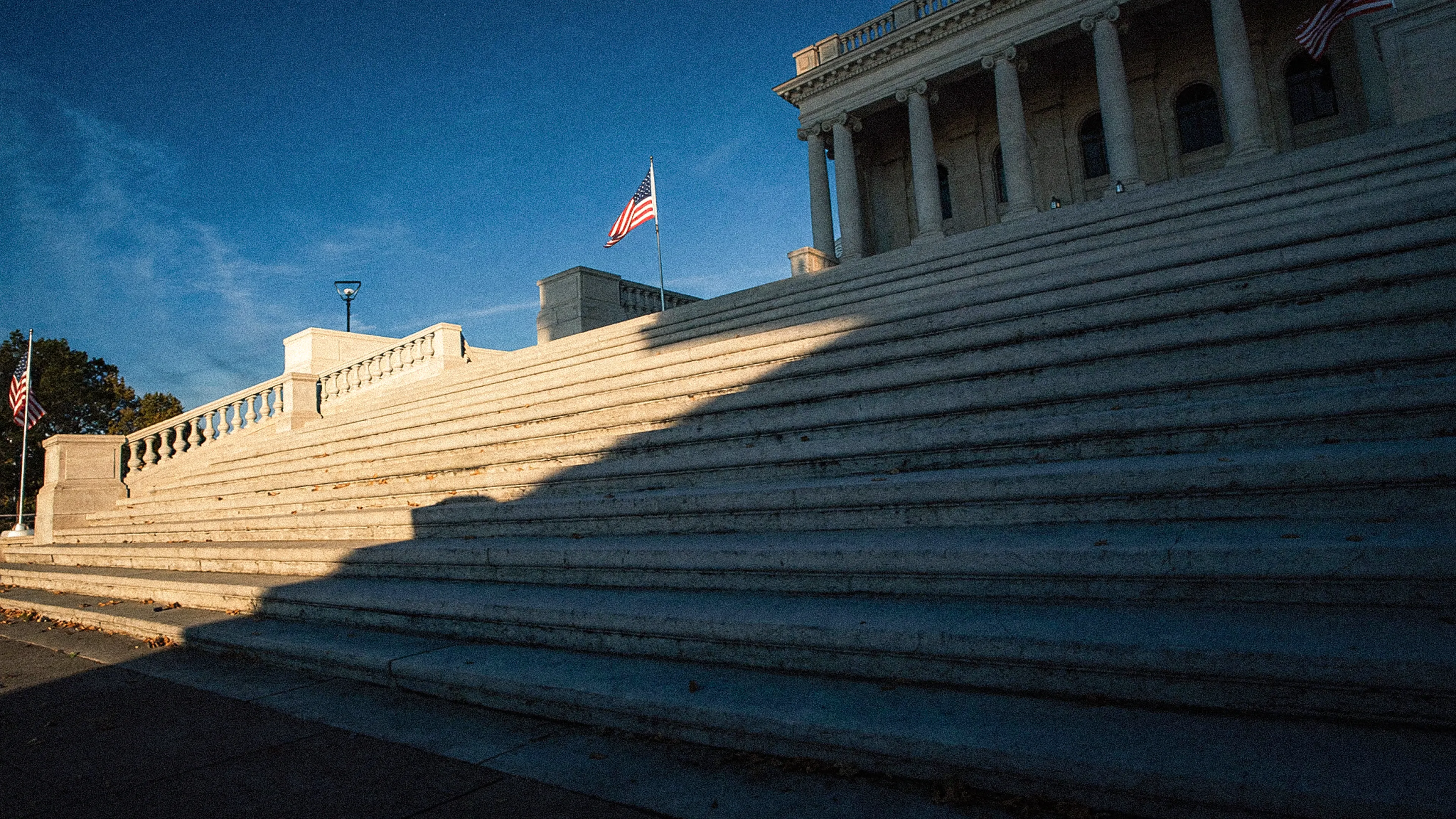 staircase of the west side of The Capital