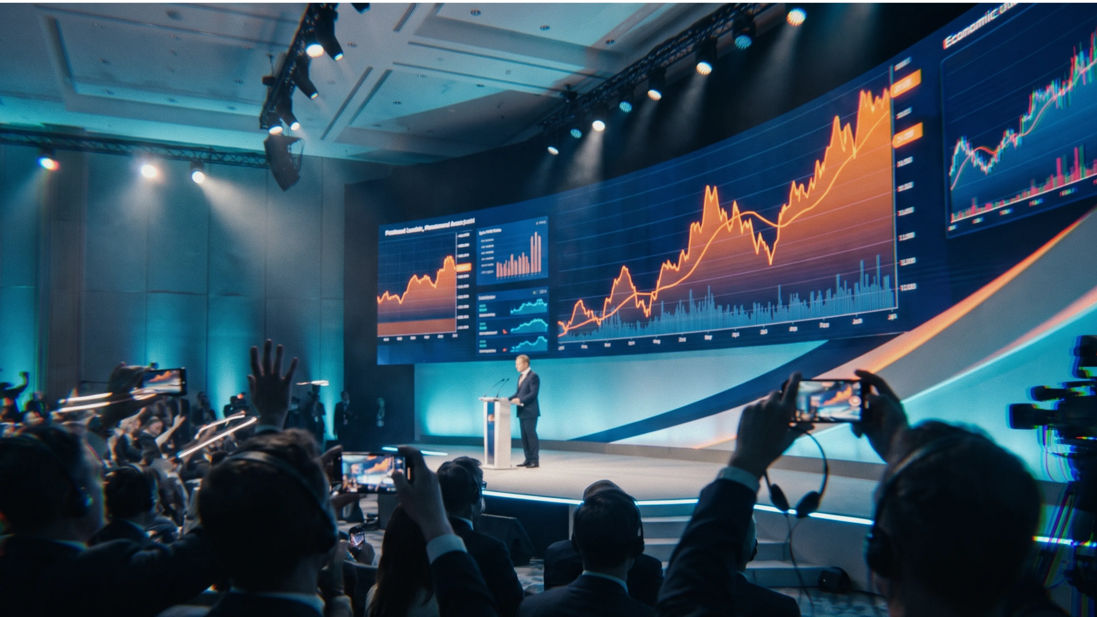 US job report monthly forecast A person speaking at an economic event